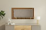 Hanah Home Espejo Pierre - Bronce, Blanco